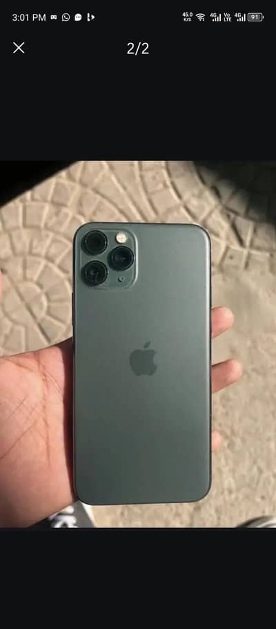 exchange iphone 11pro 256gb non pta upar model Baki cash 03127893123
