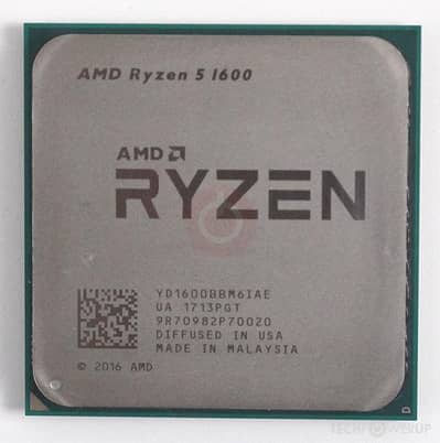 AMD Ryzen 5 1600 3.2Ghz equal to i5-10400