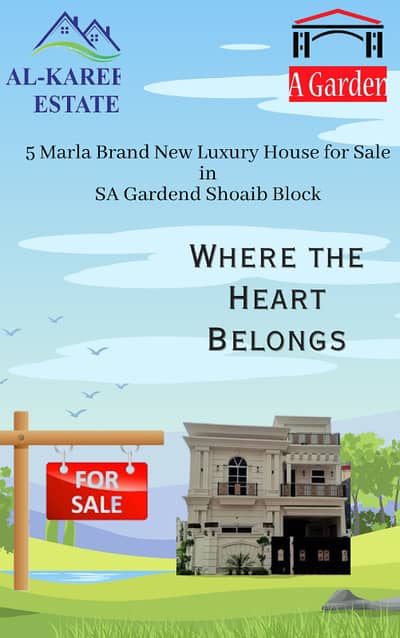 10 Marla Plot For Sale In Premium Block SA Garden Phase 2