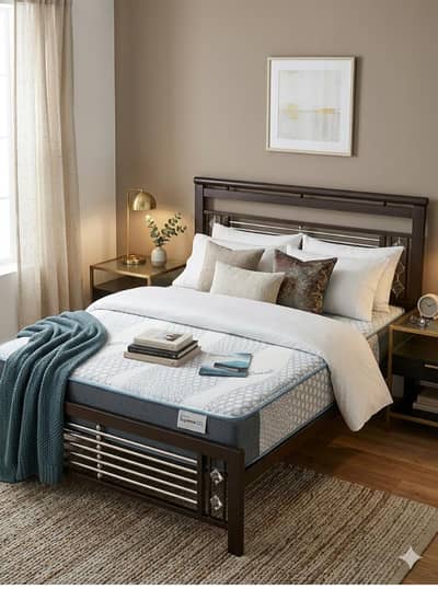 king size bed for sale with out mattress what's app per 0303-2077928