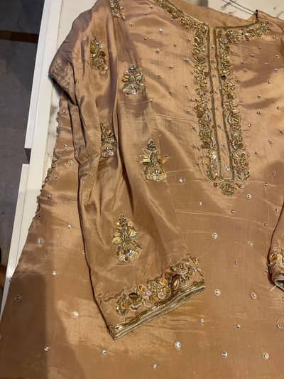 three piece  wedding wear stiched