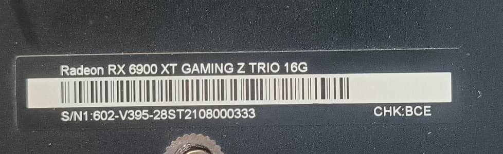 Radeon Rx 6900 XT 16GB