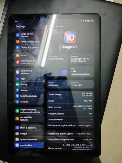 Honor pad x8a 128 gb