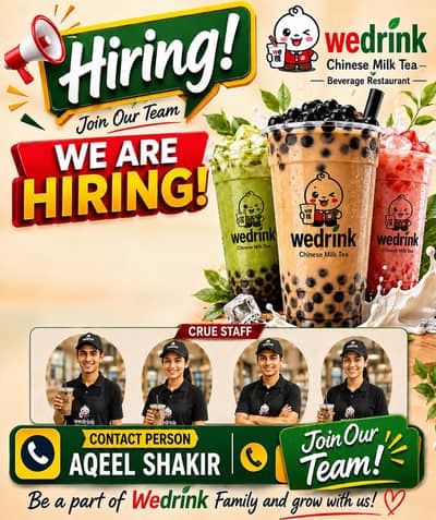lucky one mall, Saddar ,bahadurab job for Crue staff and store manager