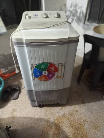 Super Asia washing machine with a free dryer