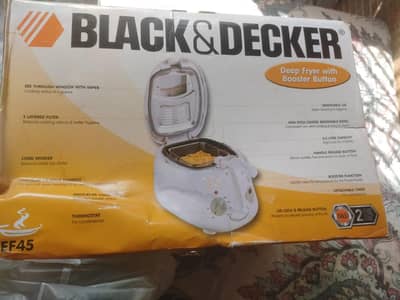 New Black and Decker Deep fryer