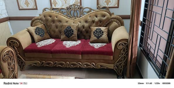 7 seater sofa set new condition