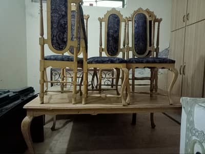 dining table with chairs