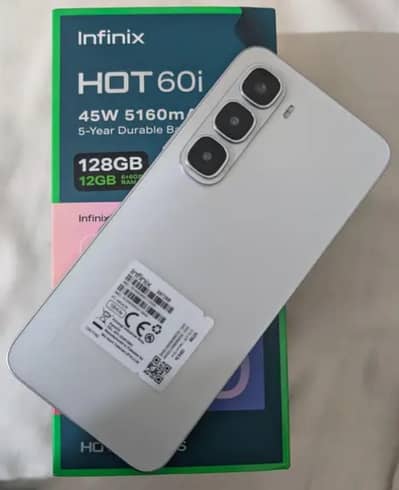 infinix Hot 60i,*  12/128GB,* 7Month WaRnty*Ladys UsE"Lusssshh10/9.5,*