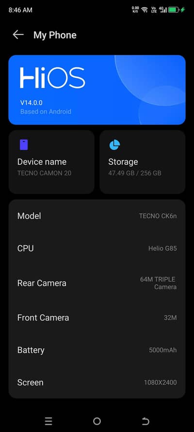 Tecno CAMON 20