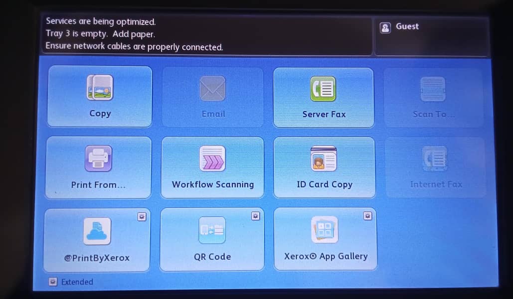 xerox 5875 photo copier all in 1 6