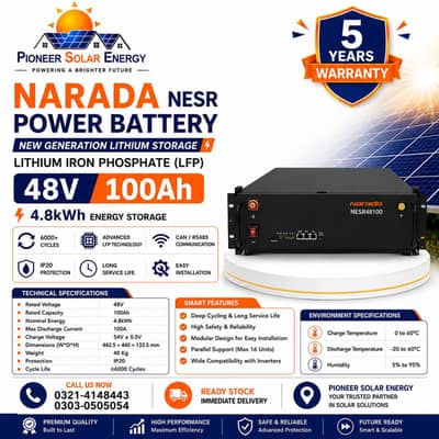 NARADA NESR POWER BATTERY 48V 100AH