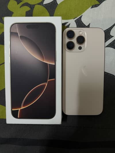 iPhone 16 Pro Max 256gb DESERT TITANIUM - Battery Health 92% - NON PTA