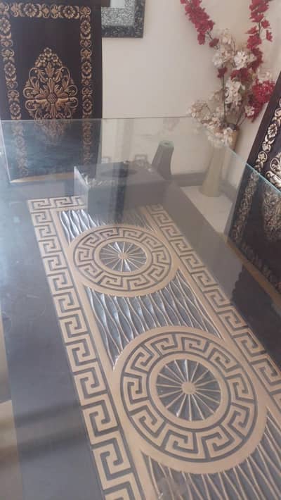 dinning table with 6 chairs