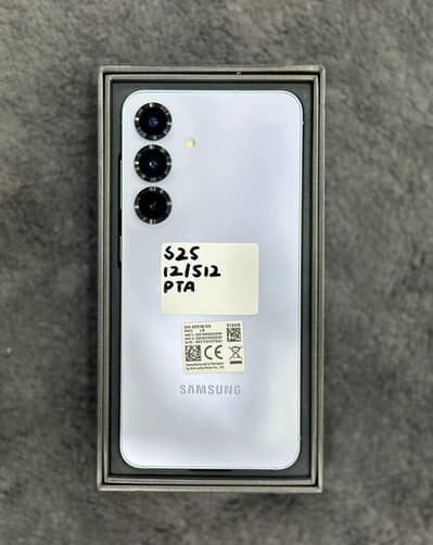 Samsung galaxy  S25 officiall pta 512gb Mint condition complete box