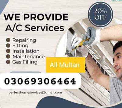 ac service and repair 03069306464