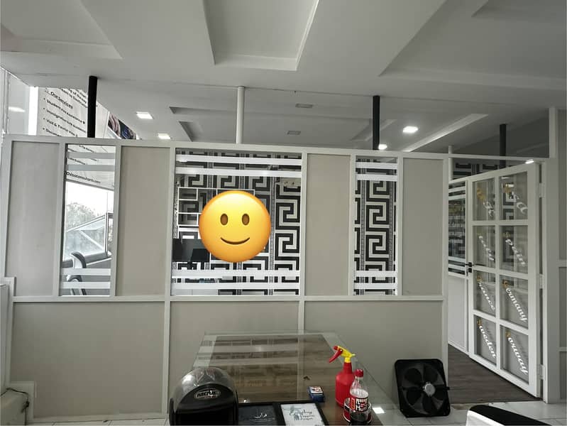 4 marla solid office partition 0