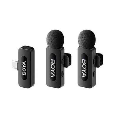 Boya By-v20 wireless mic noise reduction