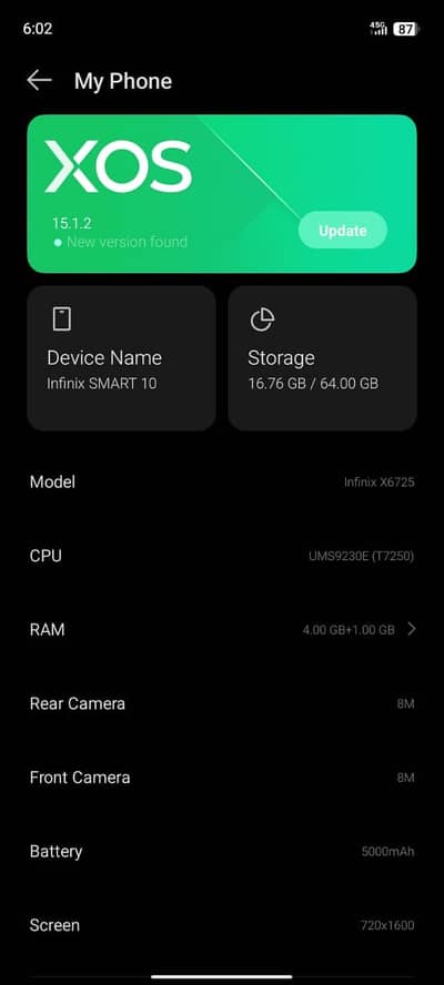 Infinix Smart 10