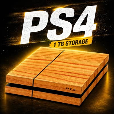 PS4 With 2 Controllers with Games Mod