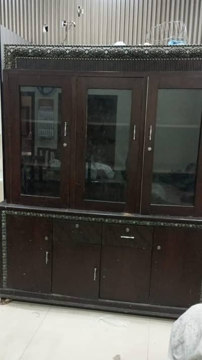 Dressing Table & Crockery Cabinet for sale