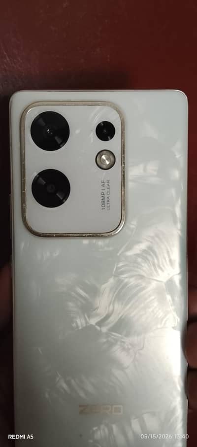 Infinix zero 30 white color 8+8 256 gb