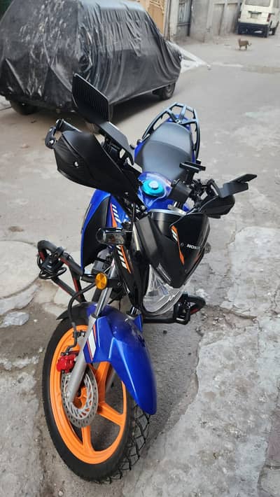 Honda CB 150F with Touring Accessories Installed