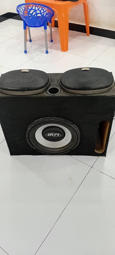 speaker poer amplifier woofer complete set
