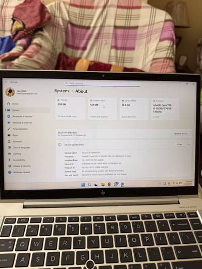 HP Core i5 10th gen 16 gb ram