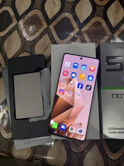 Infinix note 50 pta 8+8/256gb with 7 month warrenty remaining
