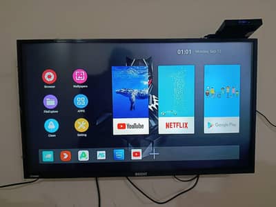 Orient 32 inch led along with android device plus speakers