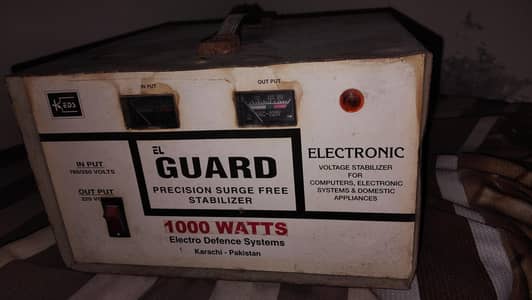 Old 1000W Voltage Stabilizer – Working Condition