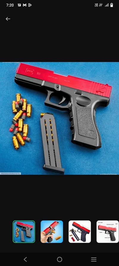 Glock air soft gun for kids