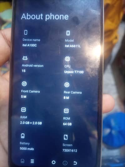 itel c100 4 64 ha set out class ha bilkul new h set 10by 9.5 condition
