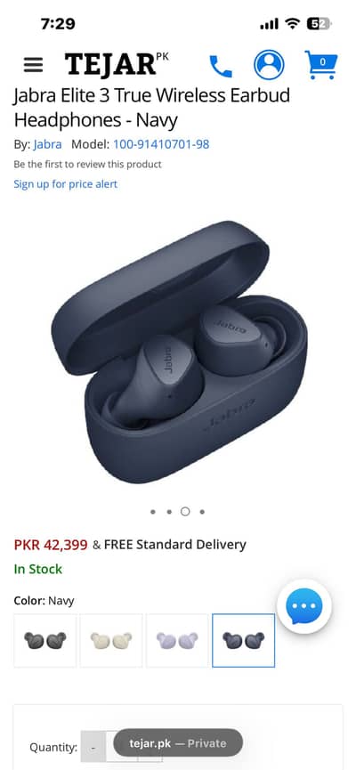 Jabra Elite 3 True Wireless Earbud