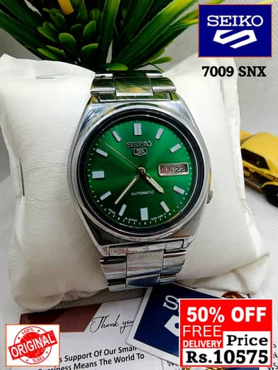 Seiko 5 Citizen Orient Automatic Pre-Owned watch Japan 03161737353