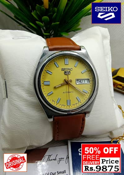 Seiko 5 Citizen Orient Automatic Pre-Owned watch Japan 03161737353