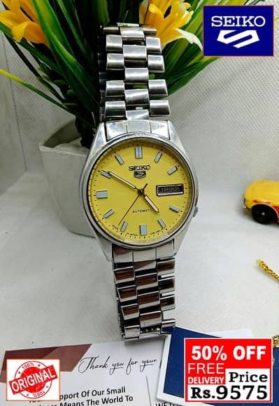 Seiko 5 Citizen Orient Automatic Pre-Owned watch Japan 03161737353