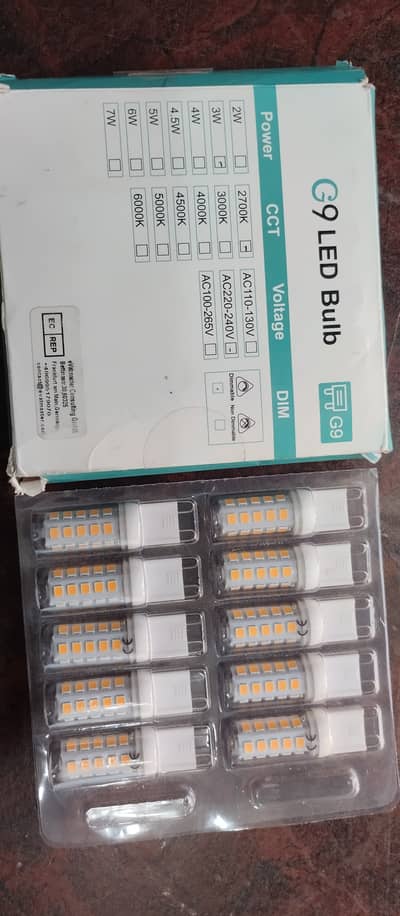 G9 LED Decorative Bulbs - Pack of 10