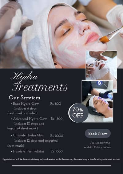 Hydra Facial services
