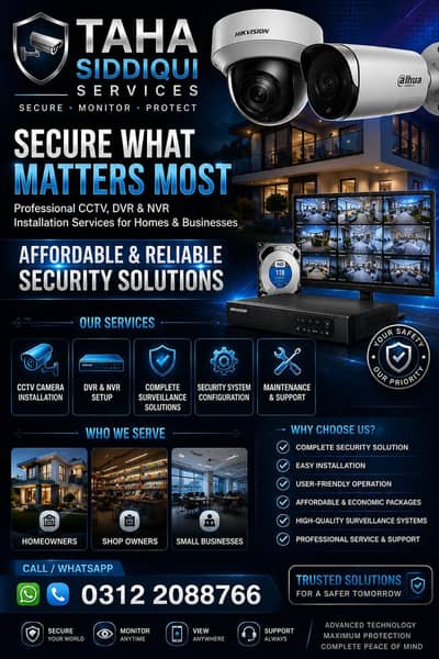 Affordable & Professional CCTV Installation Services
