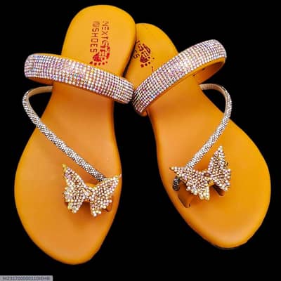 Women Rhinestone Butterfly Flats For women