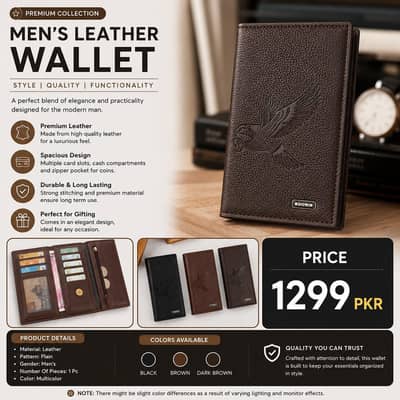 Premium Men's Leather Wallet 