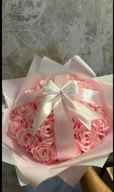“Handmade flower bouquet  Custom colors available