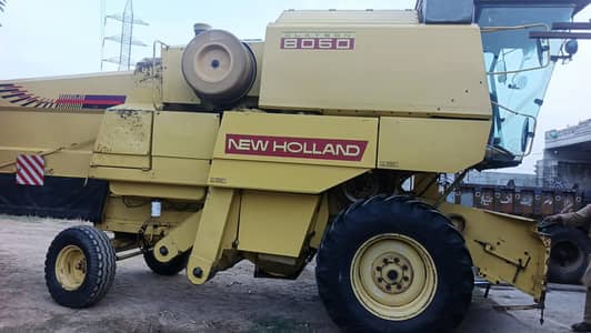 The new Holland harvester 8050