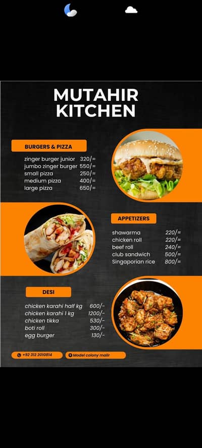 Mutahir fast food