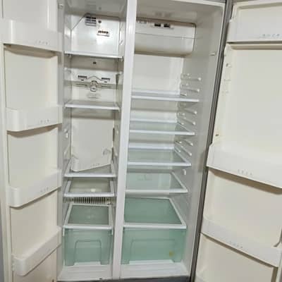 Haier double door refrigerator digital display