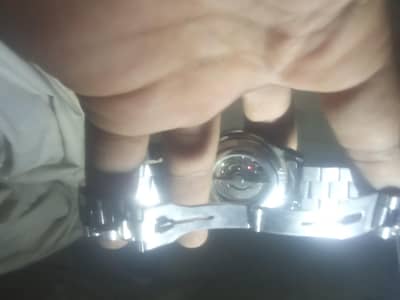 Rolex watch with date adjust