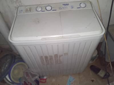 Haier washing machine double tub