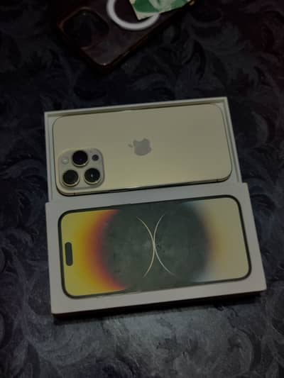 i phone 14 pro max gold jv 128gb
